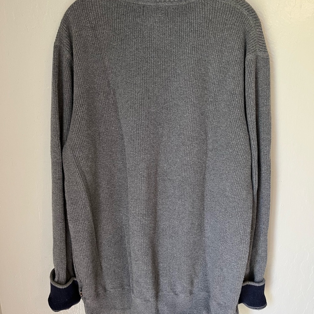 Men’s Eddie Bauer Pullover Size XL Tall Ribbed Cotton Sweater - Picture 2 of 4